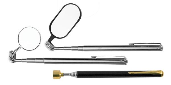 Teleskopsæt 2 spejle+1 magnet